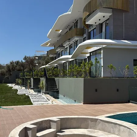 Luxury Sea View Duplex Private Pool Kalamar Apartment Kas