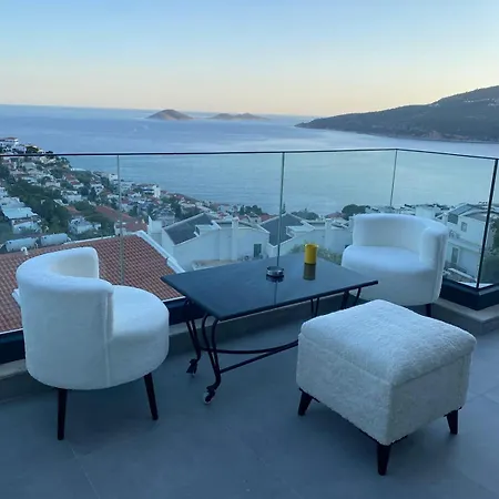 Luxury Sea View Duplex Private Pool Kalamar Apartment